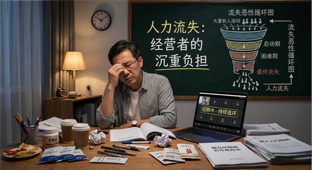 lose_partner_2 直销经营者面对极高流失率的疲惫状态